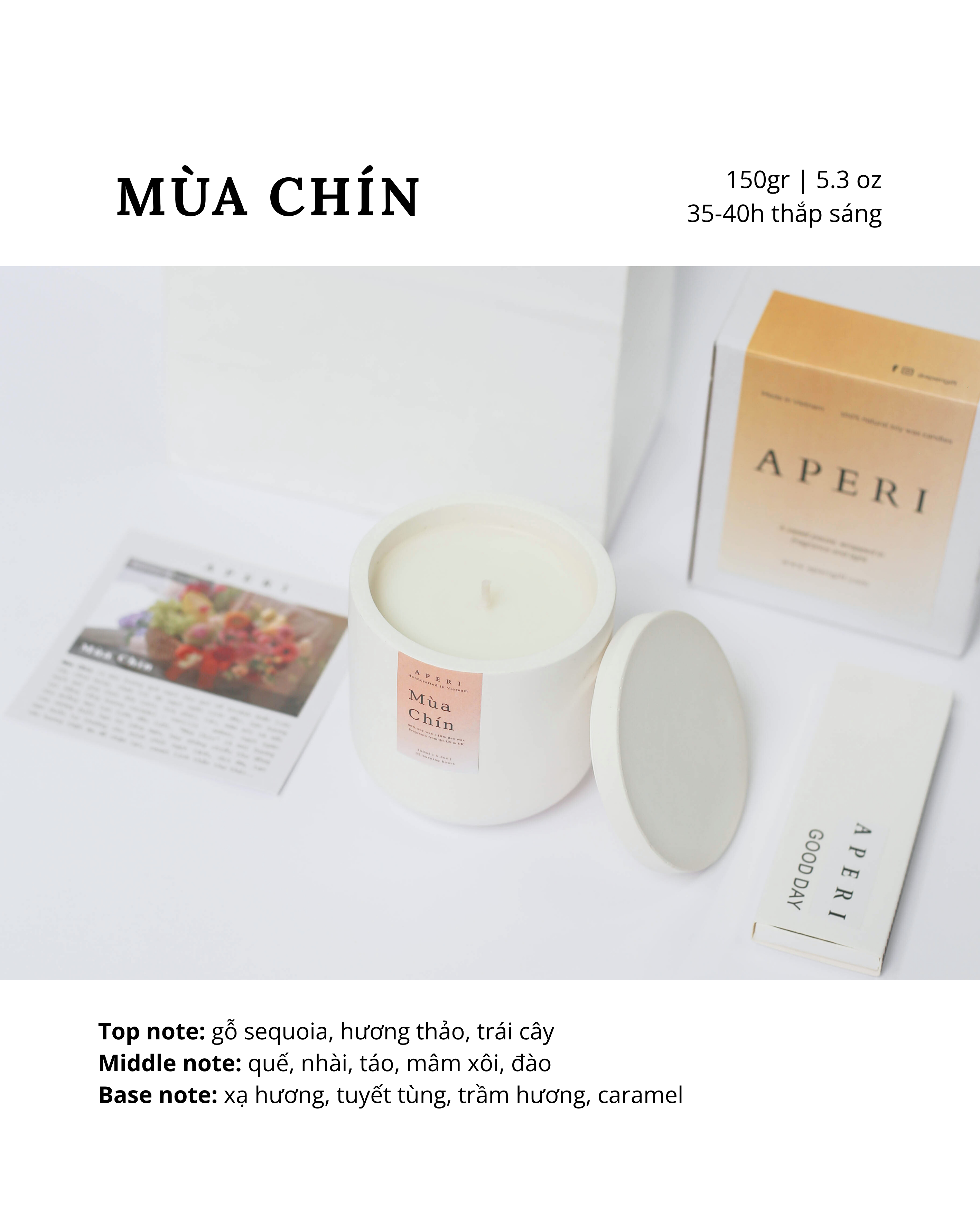 Hũ nến Mùa Chín