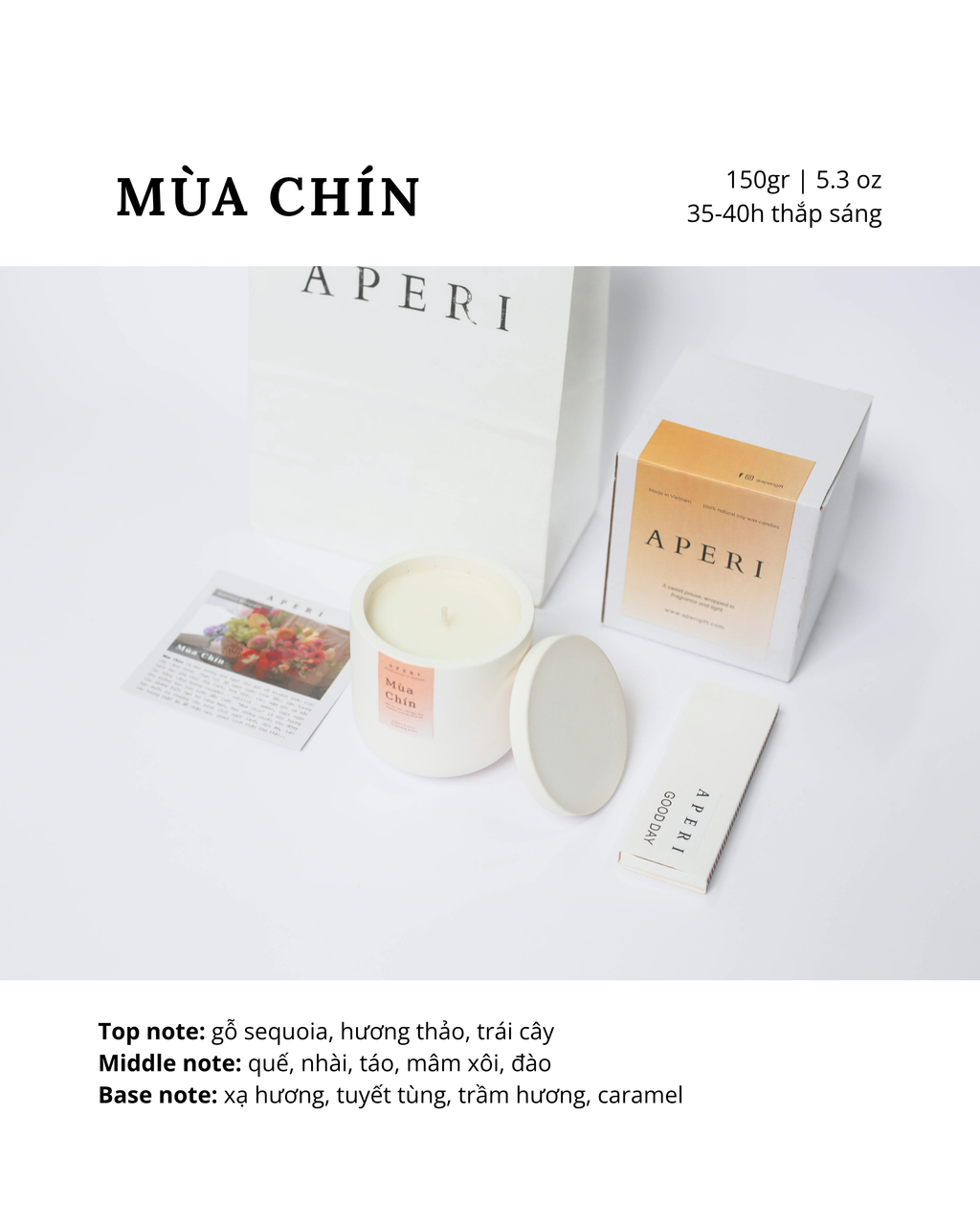 Hũ nến Mùa Chín