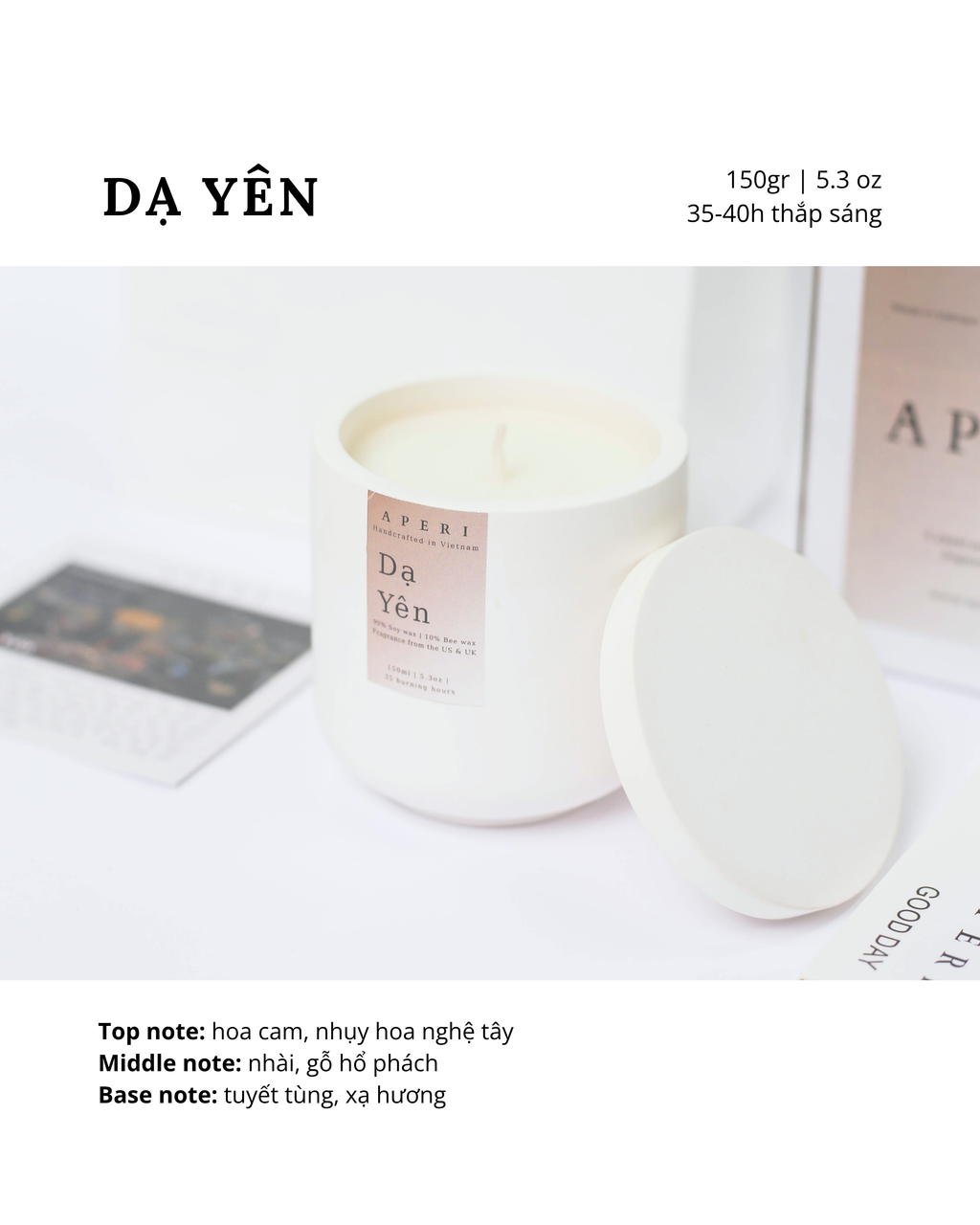 Hũ nến Dạ Yên