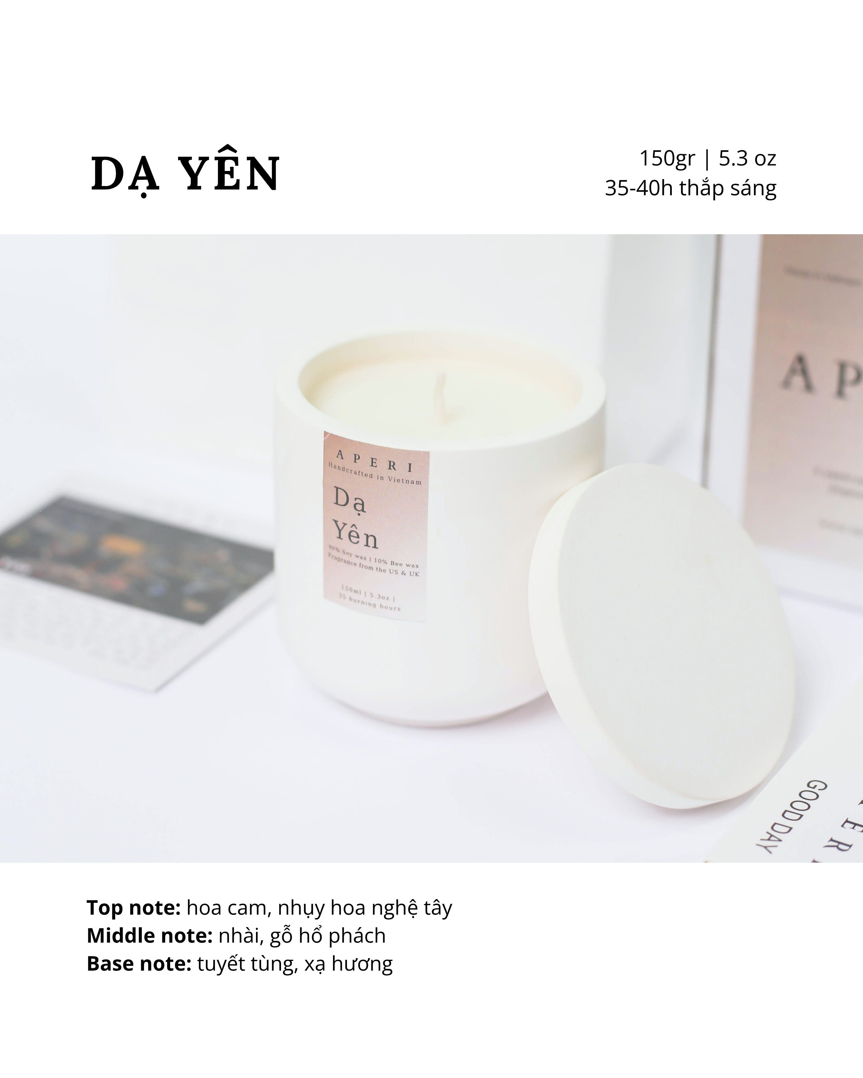 Hũ nến Dạ Yên