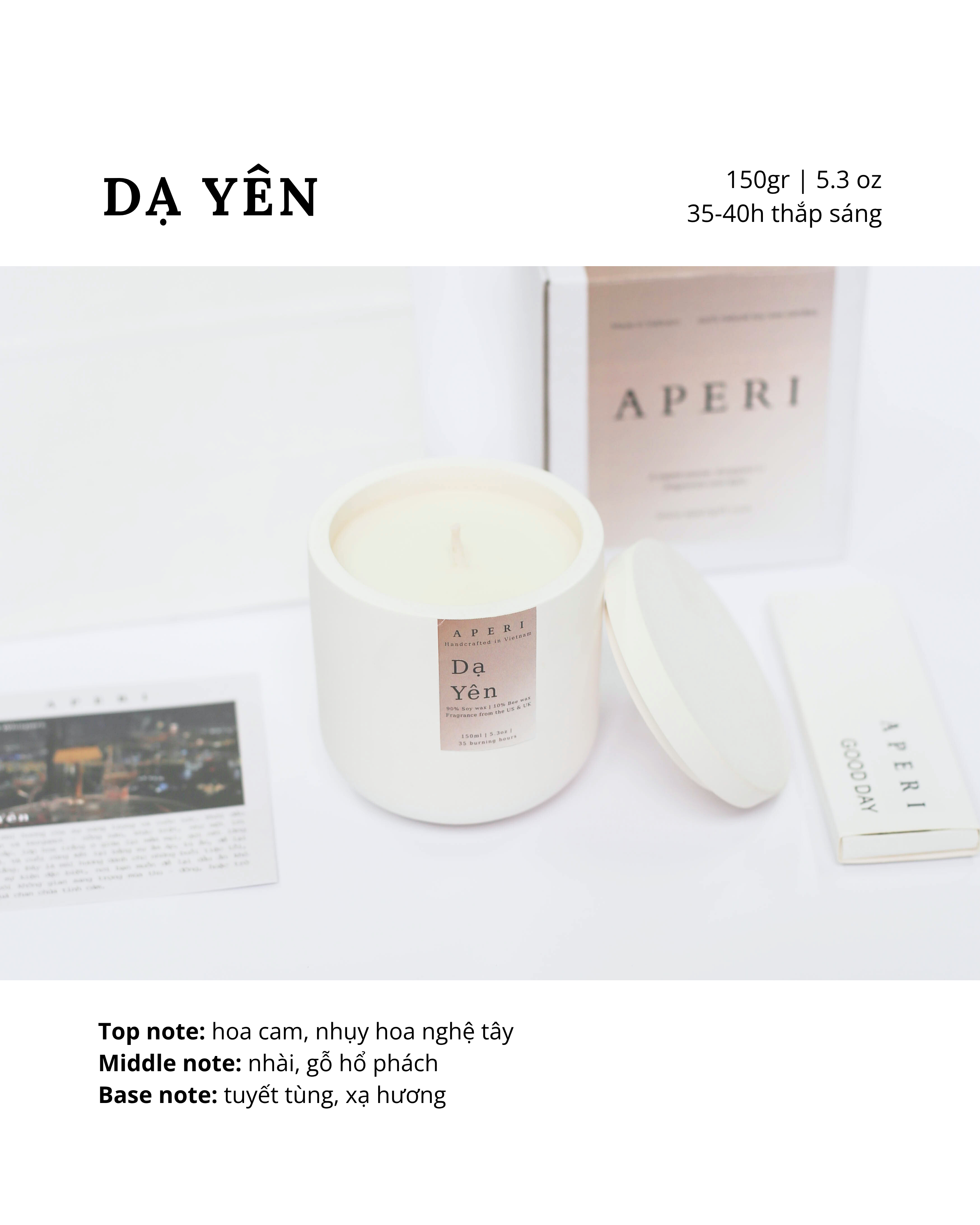 Hũ nến Dạ Yên
