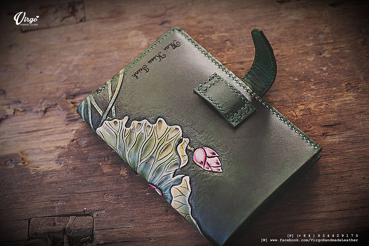 CUSTOM POKEMON WALLET / CARVED WALLET HANDMADE LEATHER