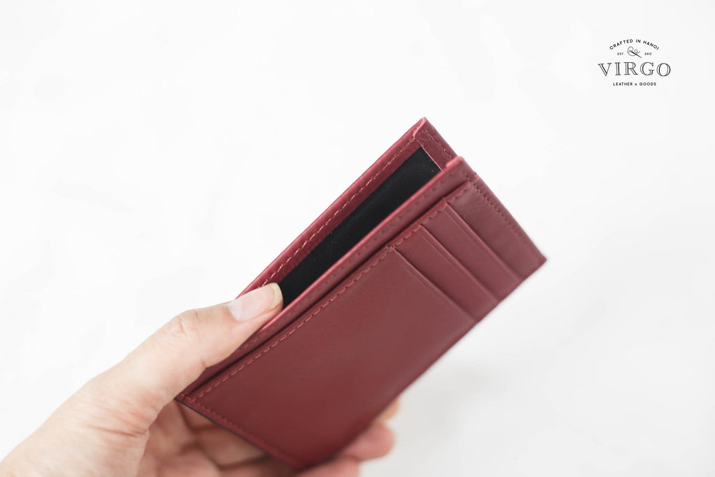 Personalized Leather Cardholder Wallet
