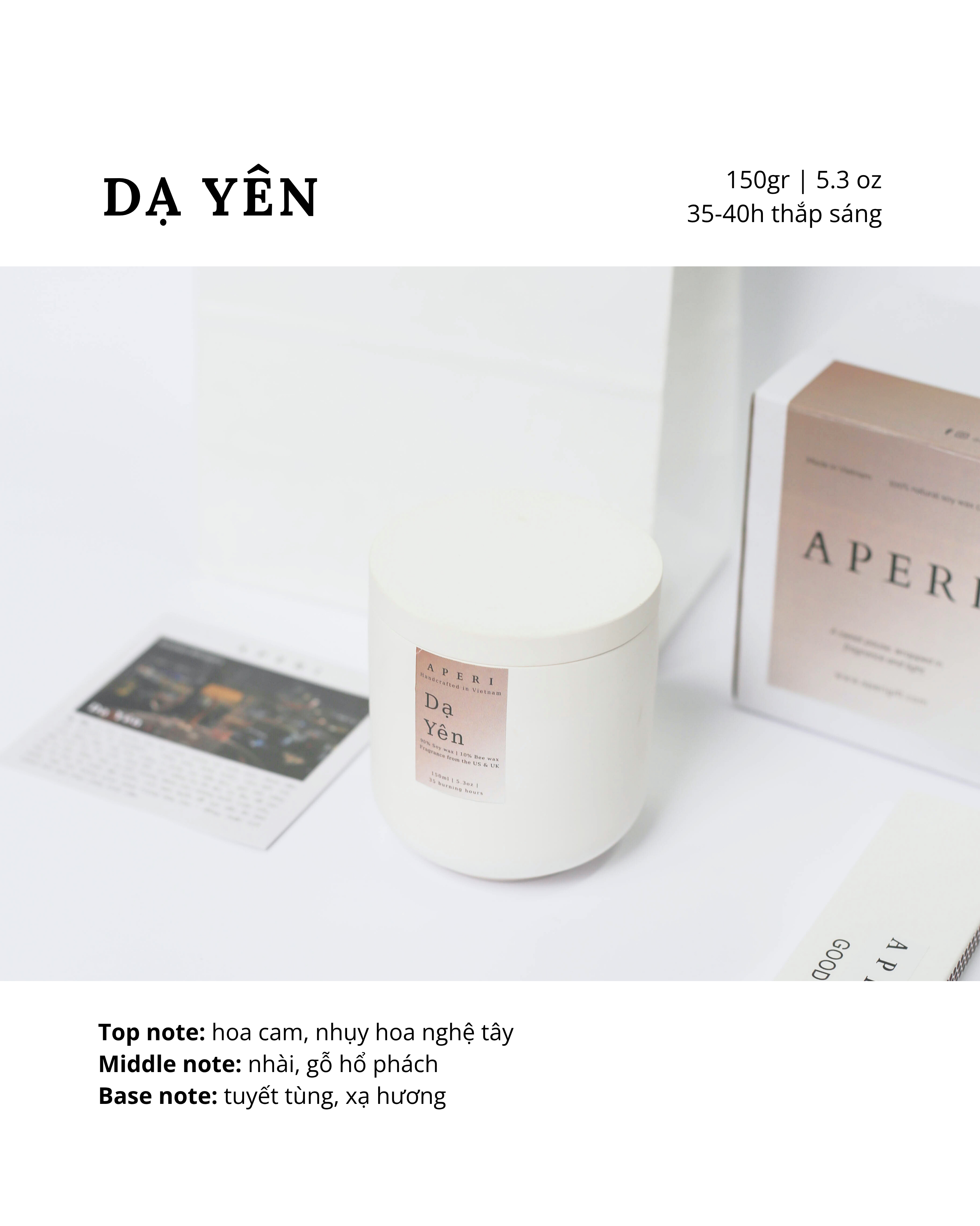 Hũ nến Dạ Yên