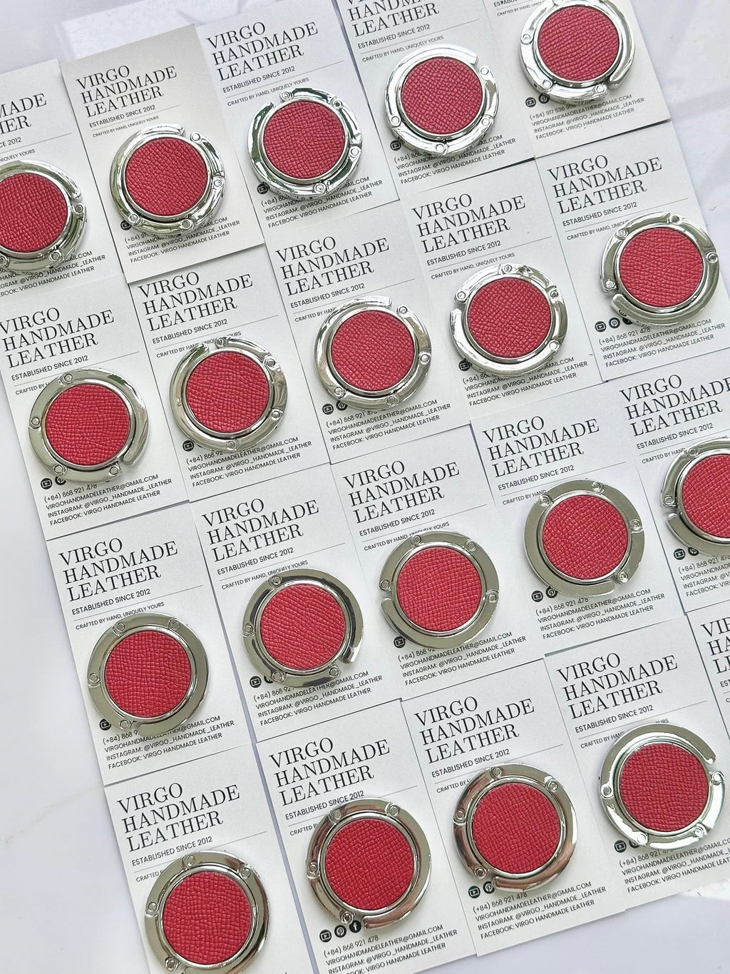 Bulk 50 Pcs Blank Leather Bag Hook Holders, Custom Gift , Custom Leather Purse Hooks