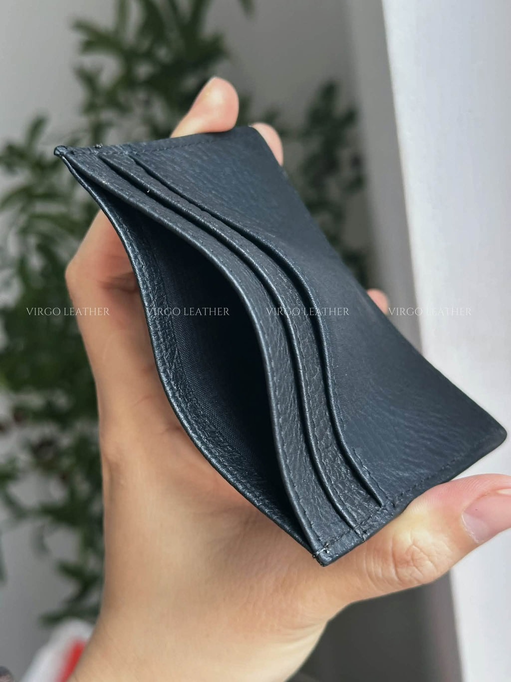 Personalized Leather Cardholder Wallet