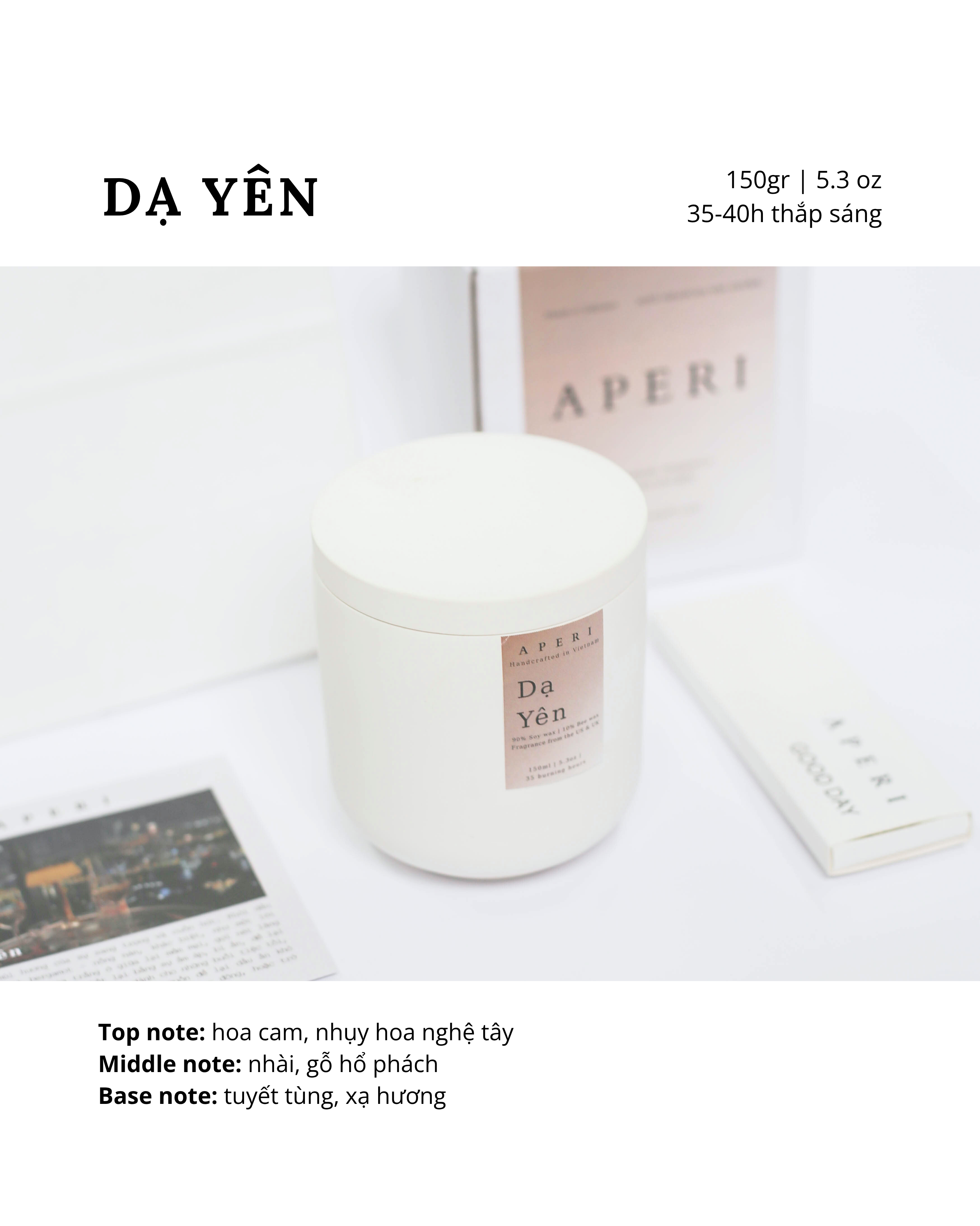 Hũ nến Dạ Yên