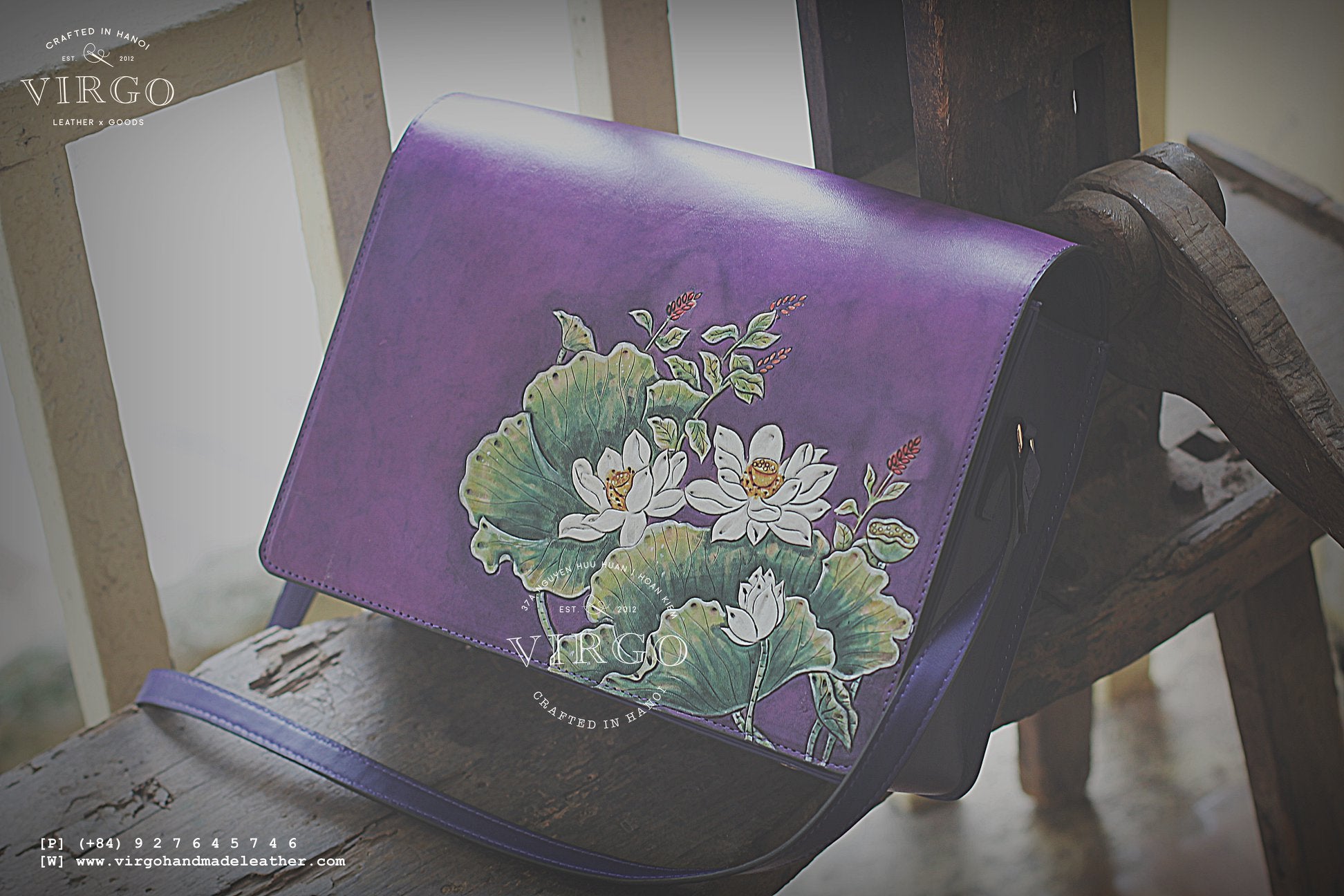 White Lotus Crossbody Bag