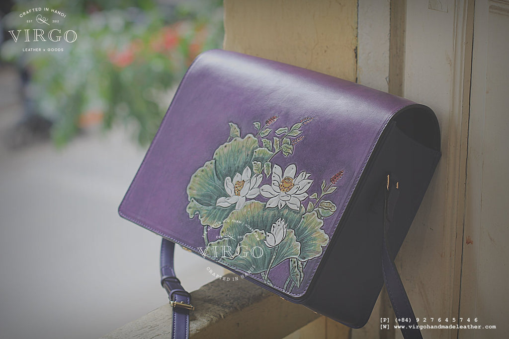 White Lotus Crossbody Bag