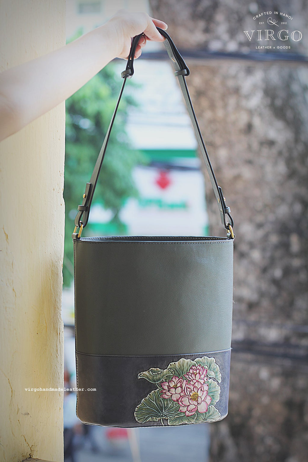 Lotus Bucket Bag