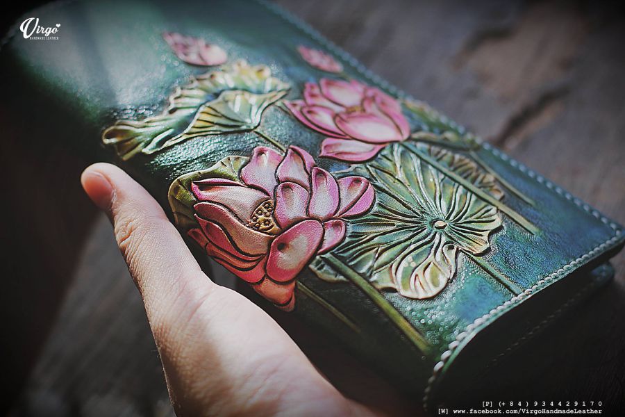 Mika Lotus Women Long Wallet