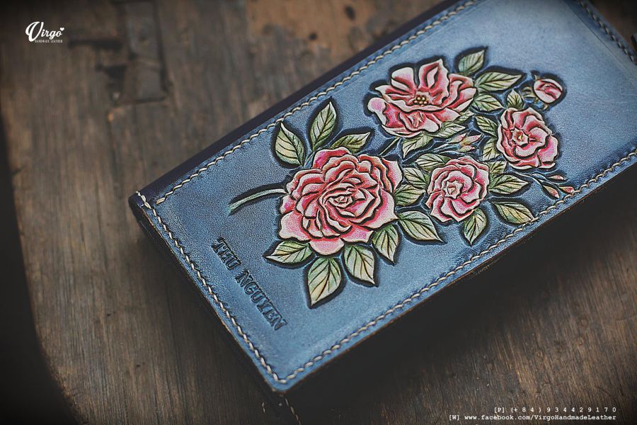Camellia Long Wallet