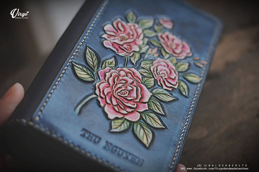 Camellia Long Wallet