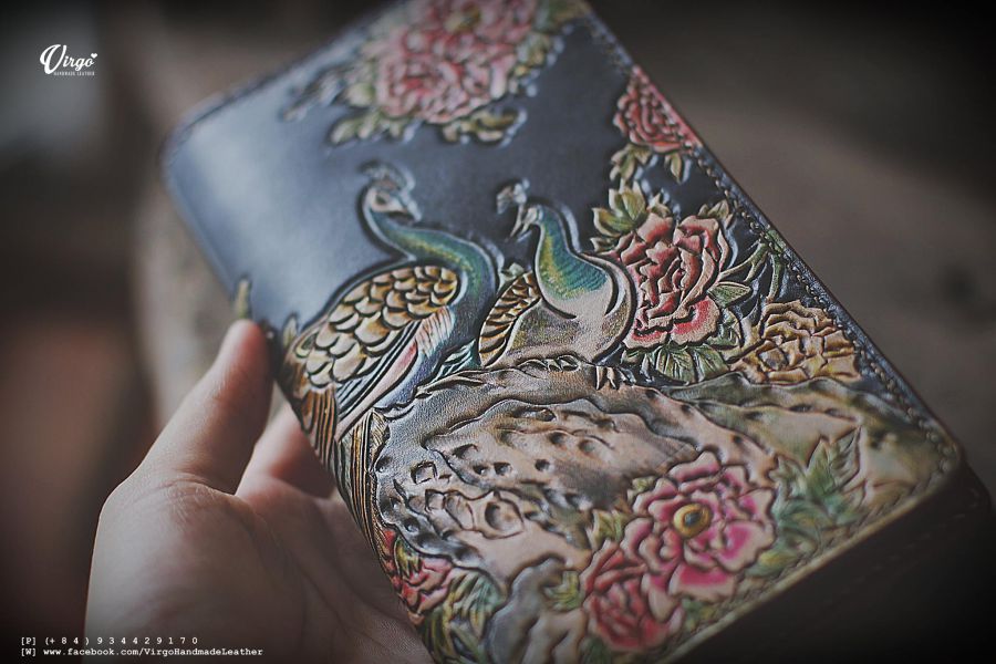 Peacock Long Wallet