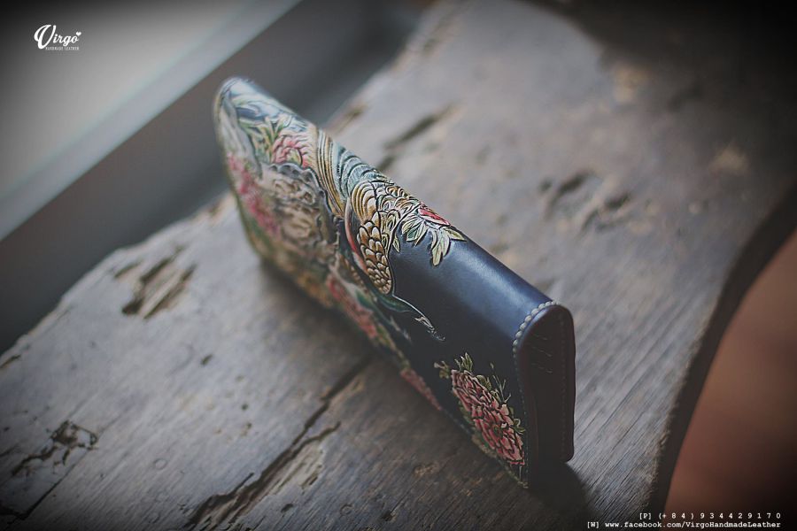 Peacock Long Wallet