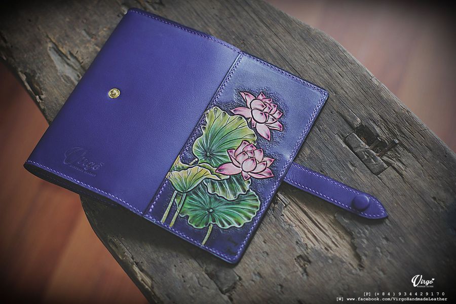 Pink Lotus Women Long Wallet 3