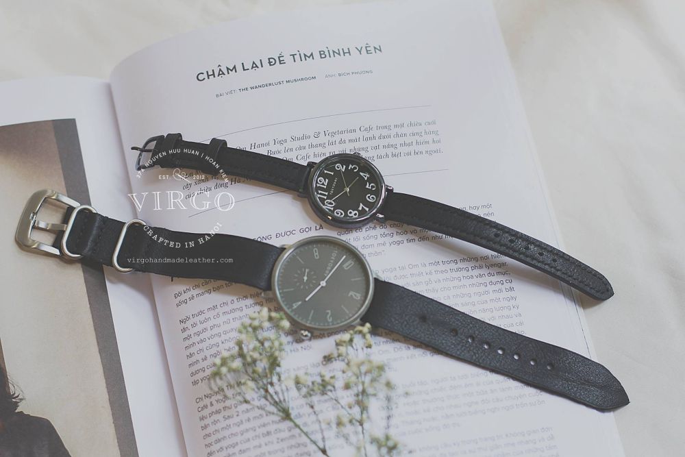 Milled Leather Strap