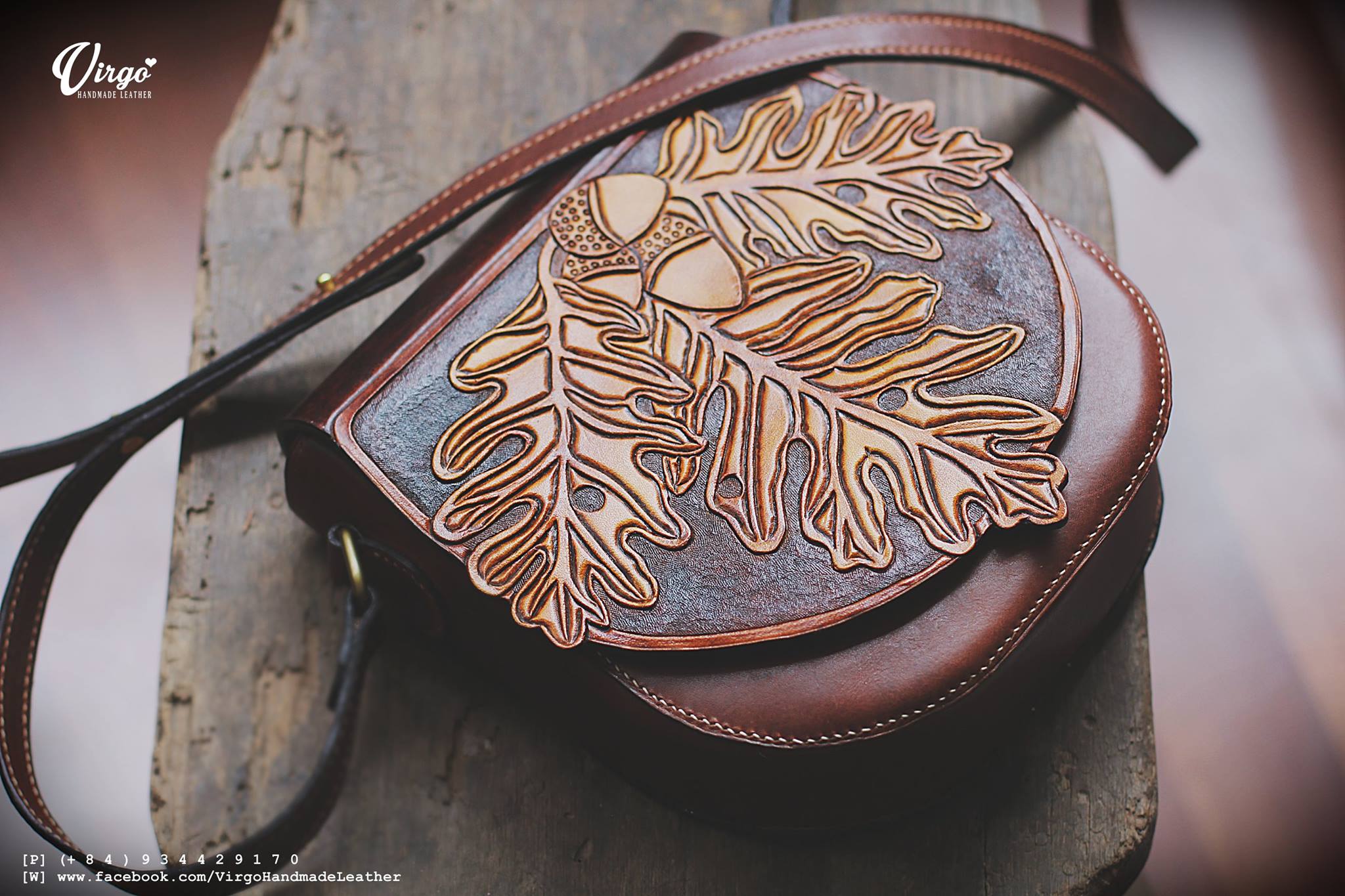 Autumn Leave Crossbody Bag