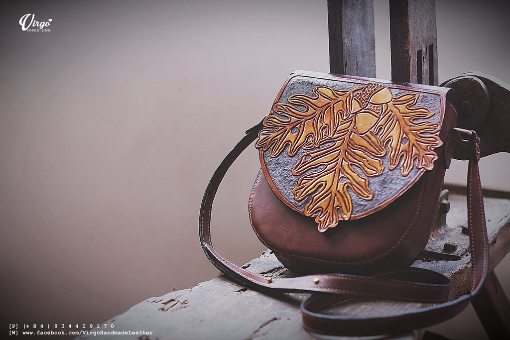Autumn Leave Crossbody Bag
