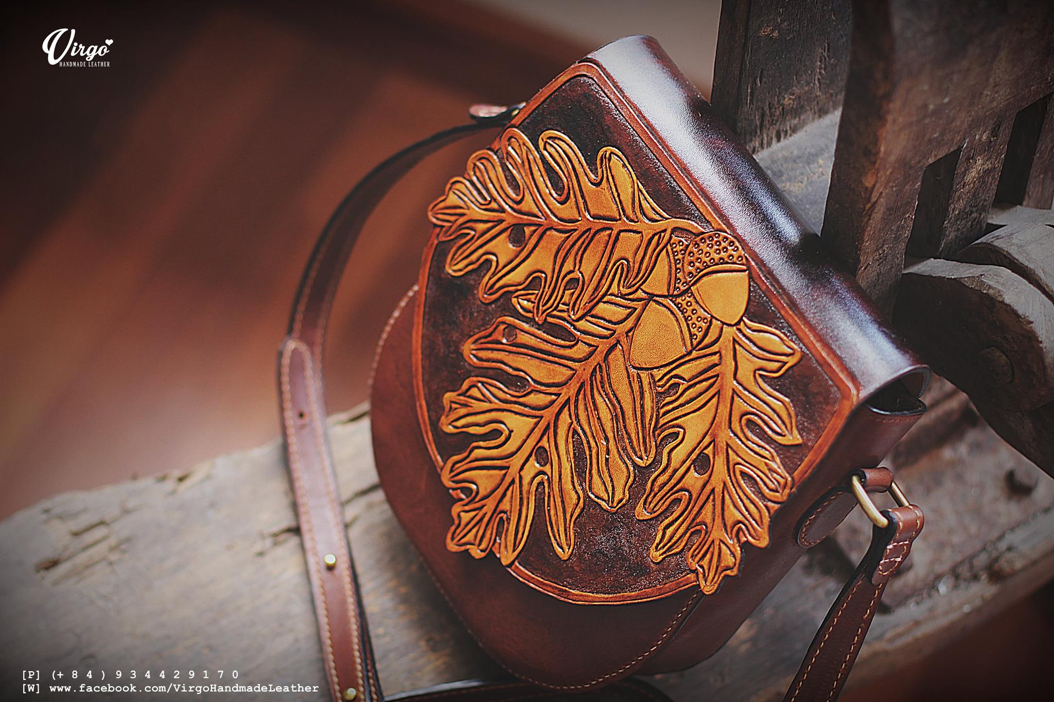 Autumn Leave Crossbody Bag