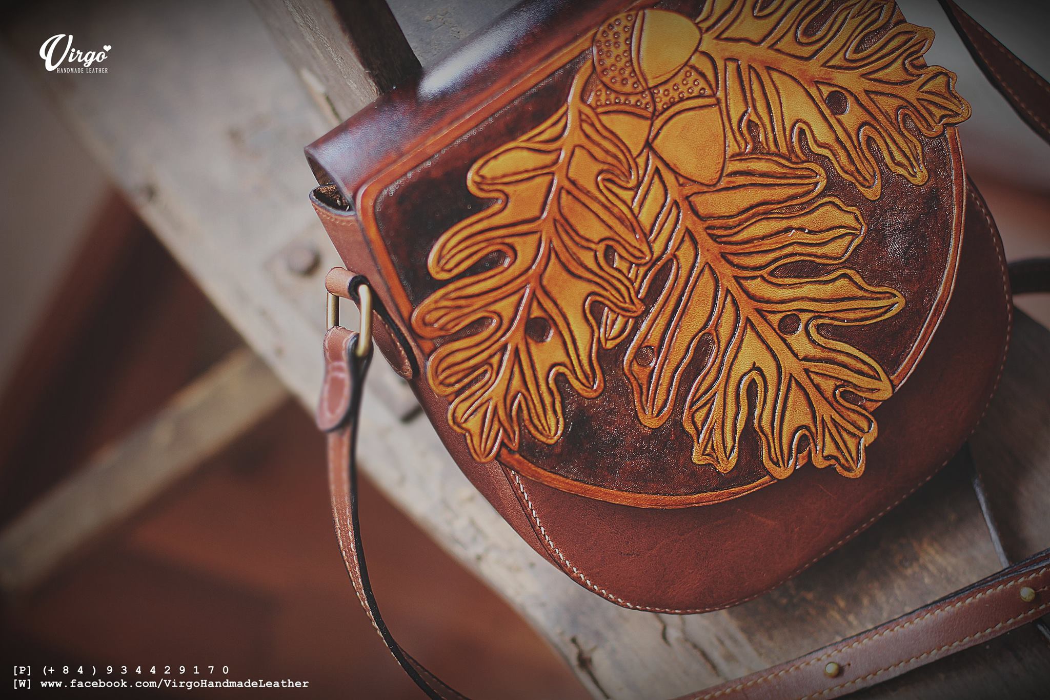 Autumn Leave Crossbody Bag