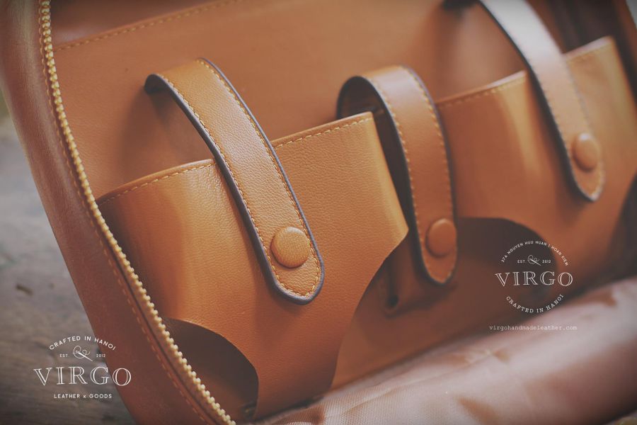 Pipe Leather Men Bag