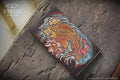 Koi Fish Long Men Carving Wallet