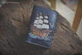 Ship and Sea Men Carving Wallet