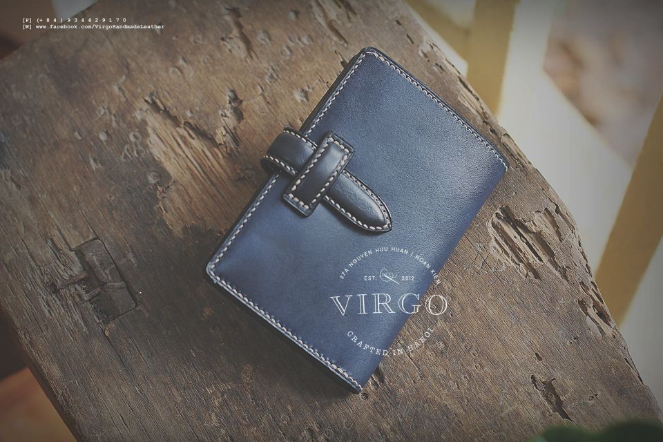 Ship and Sea Men Carving Wallet