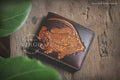 Golden Fish Men Carving Wallet