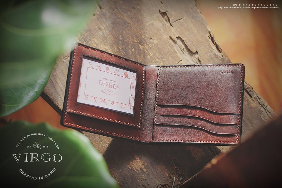 Golden Fish Men Carving Wallet