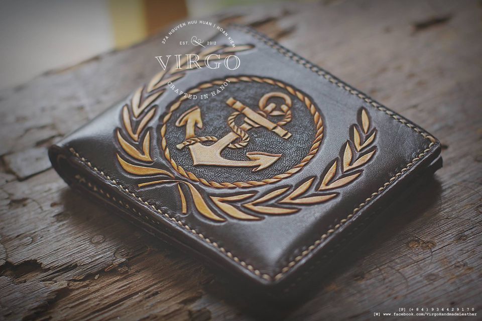 Anchor & Laurel Wreath Wallet
