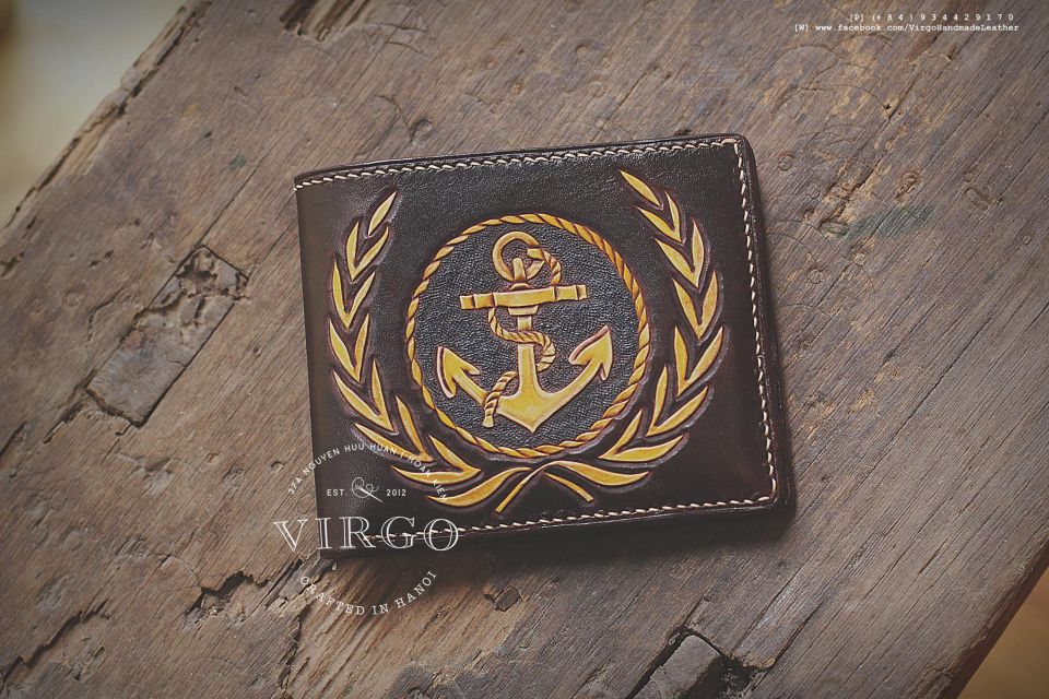Anchor & Laurel Wreath Wallet