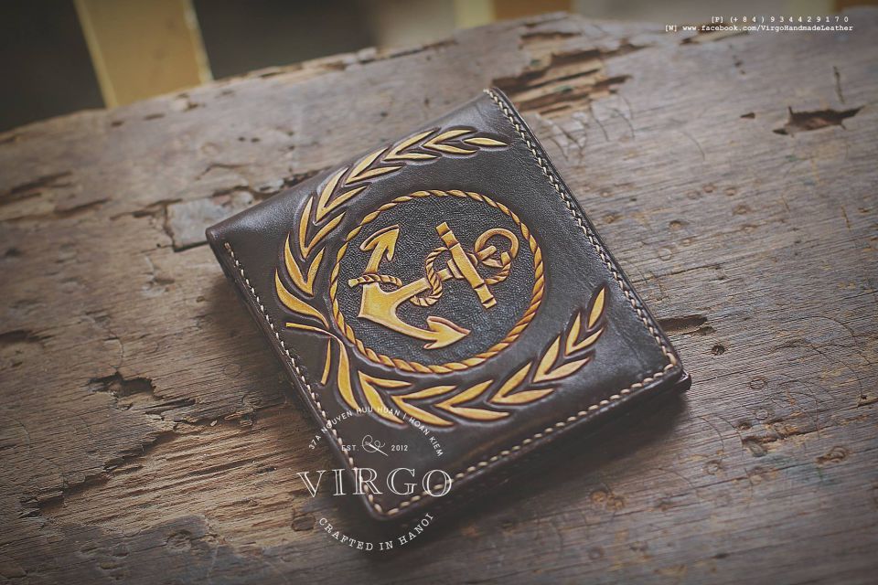 Anchor & Laurel Wreath Wallet