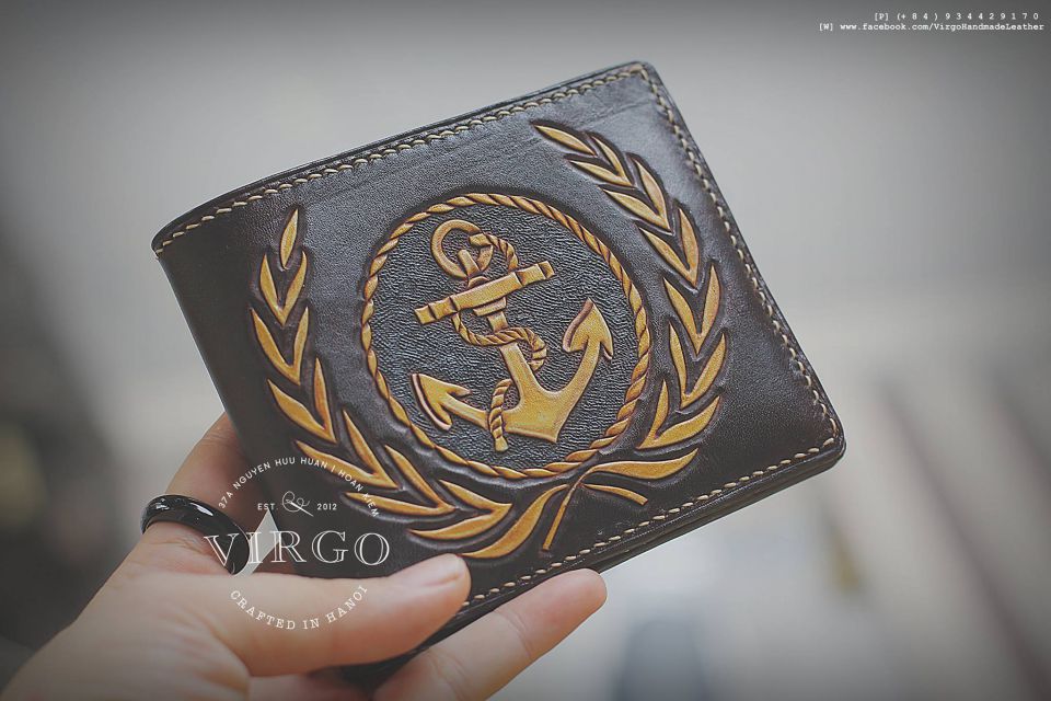 Anchor & Laurel Wreath Wallet
