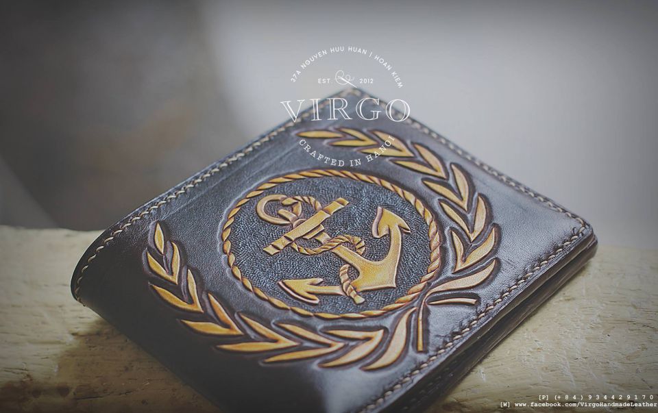 Anchor & Laurel Wreath Wallet
