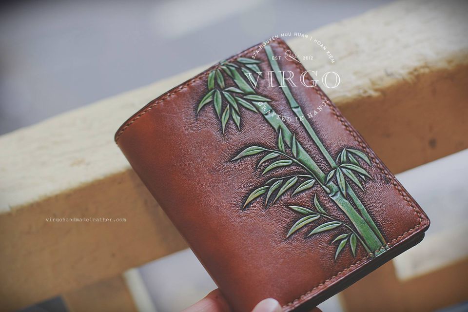 Bamboo Men Carving Wallet