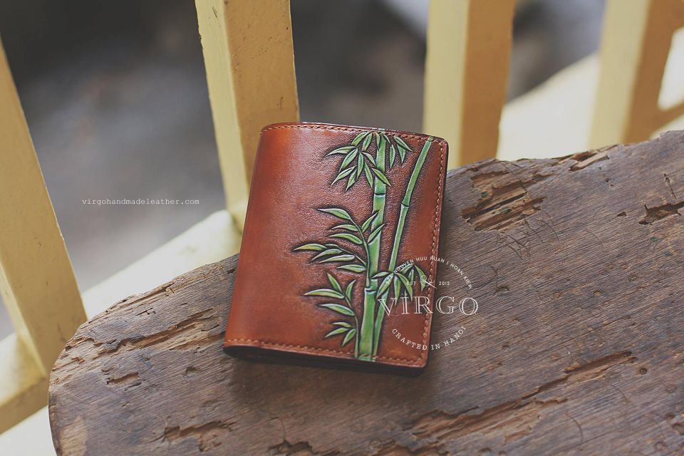 Bamboo Men Carving Wallet