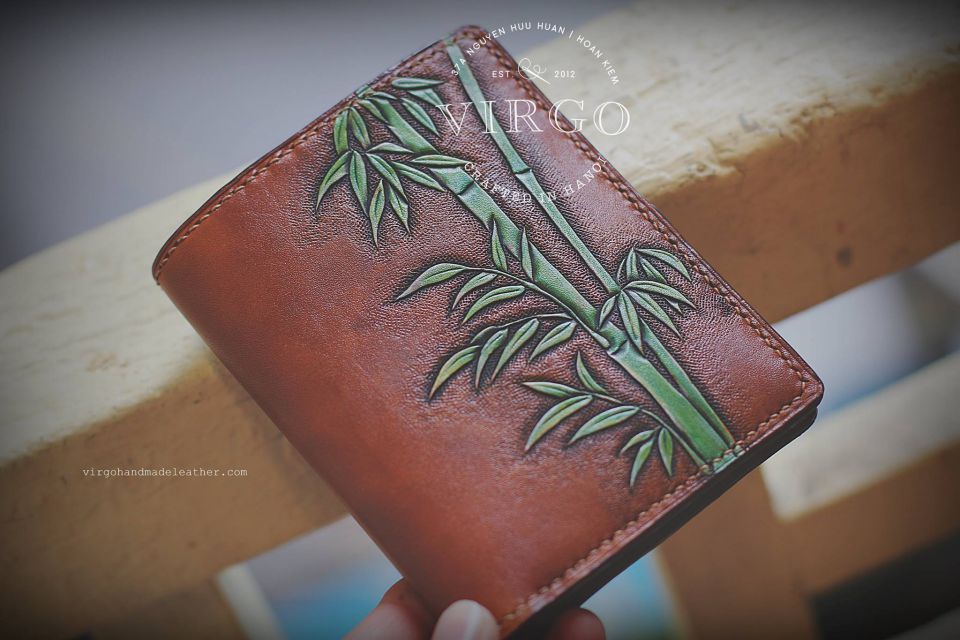 Bamboo Men Carving Wallet