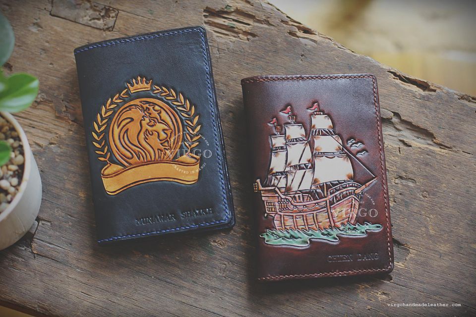 Lion & Compass Passport Cover