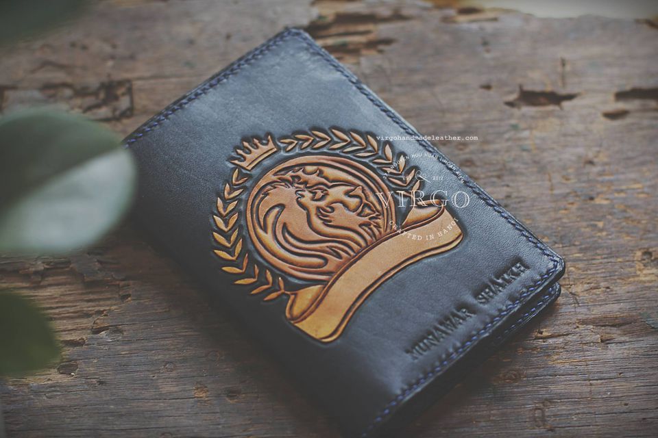 Lion & Compass Passport Cover