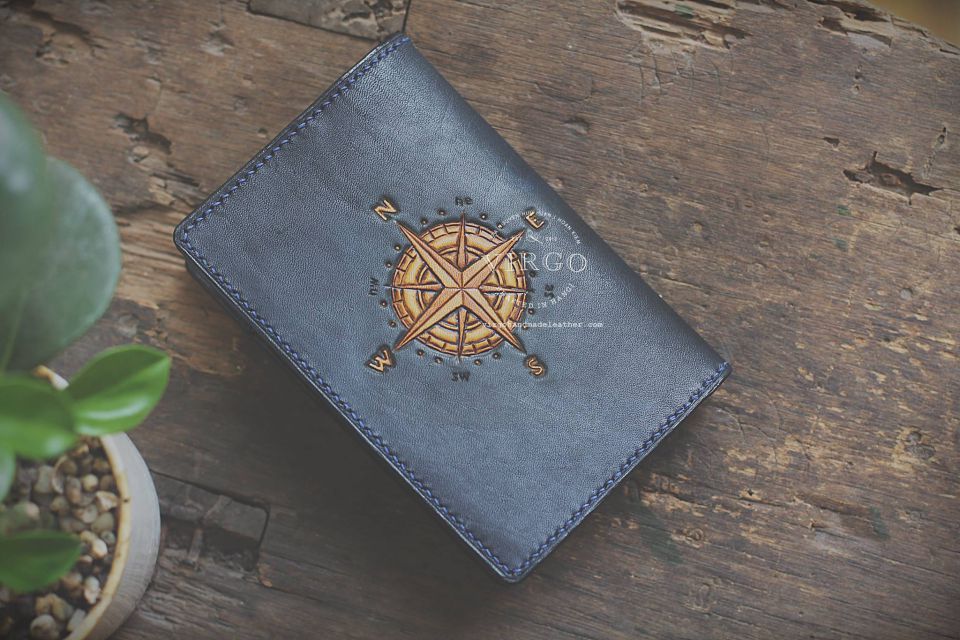 Lion & Compass Passport Cover