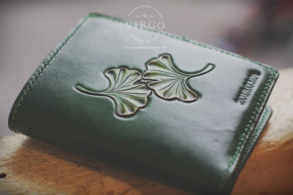 Ginkgo Carving Wallet