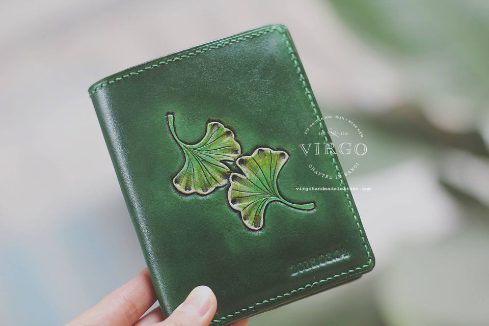 Ginkgo Carving Wallet