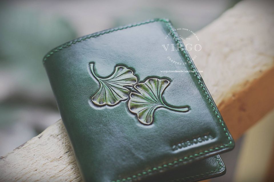 Ginkgo Carving Wallet
