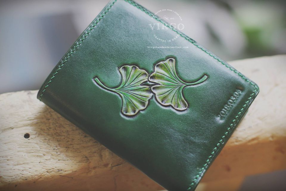 Ginkgo Carving Wallet