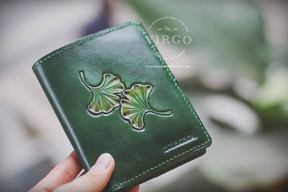 Ginkgo Carving Wallet