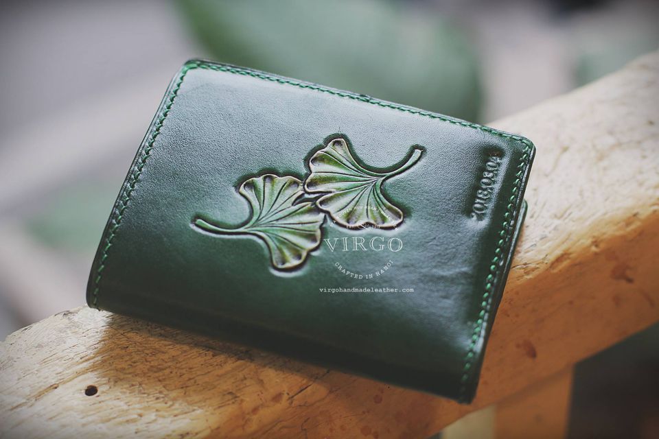 Ginkgo Carving Wallet