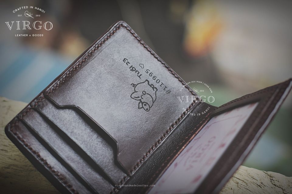Silver Boat Men Carving Wallet