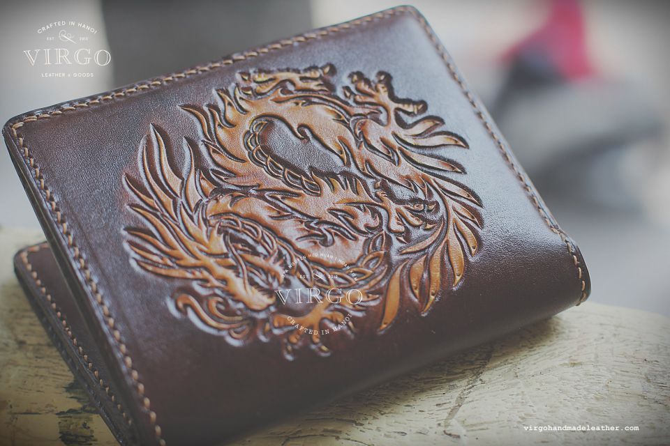 Dragon Men Carving Wallet
